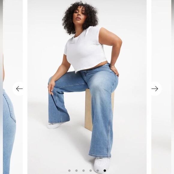 Good American Good Skate Jeans - Picture 2 of 8